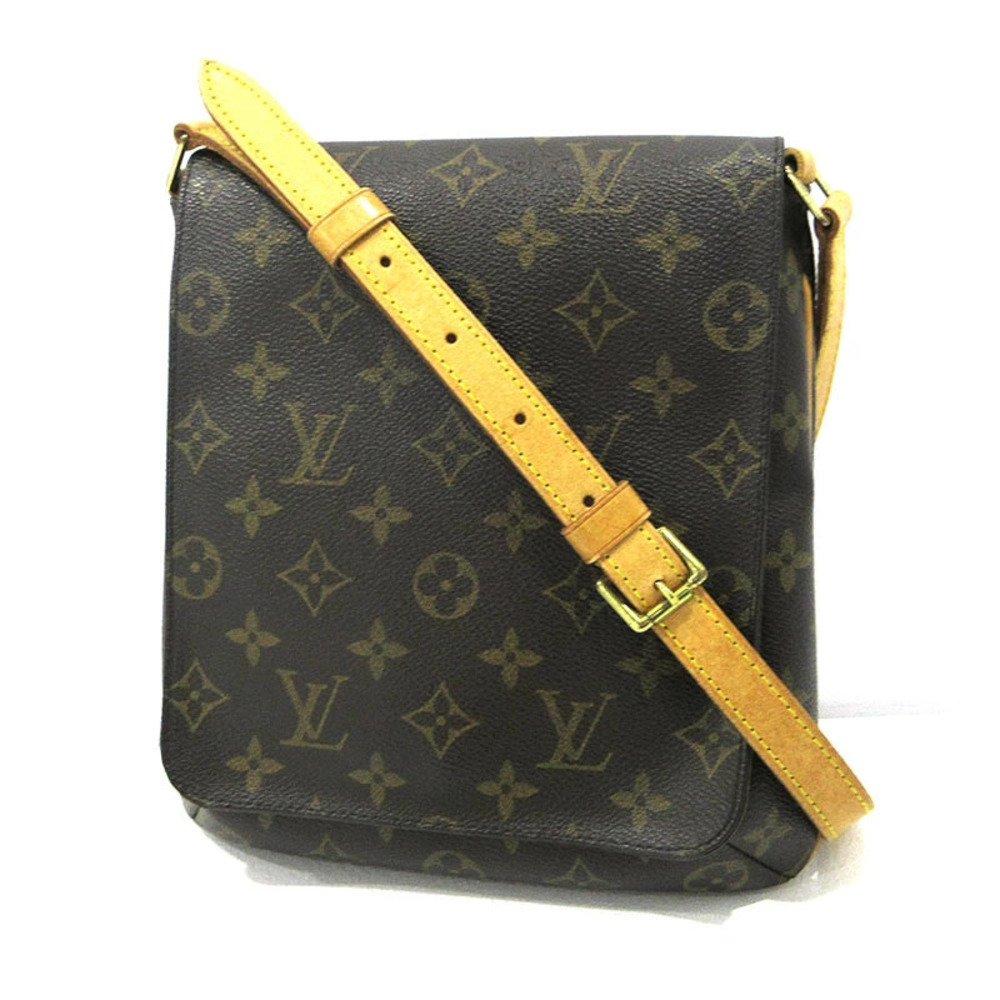 LOUIS VUITTON Monogram Musette Salsa Short Strap Shoulder Bag Brown